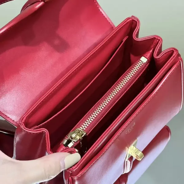 Celine Mini 16 Red - Image 9