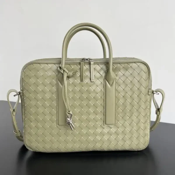 Bottega Veneta Gateway Briefcase Beige