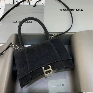Balenciaga Hourglass  Shine Black