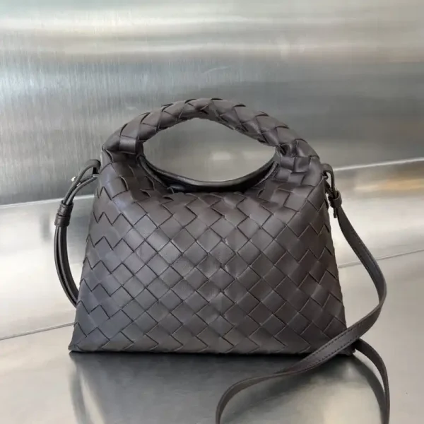 Bottega Veneta Hop Mini Dark Brown
