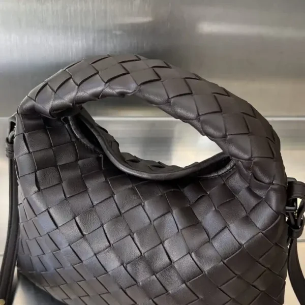 Bottega Veneta Hop Mini Dark Brown - Image 3