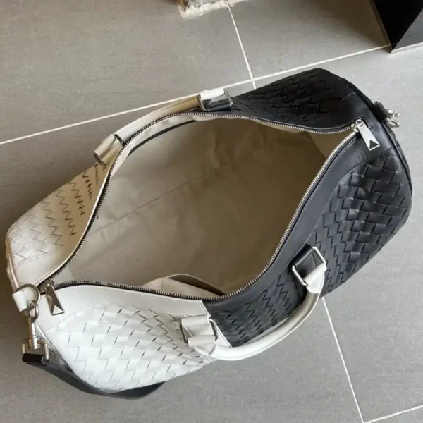 Bottega Veneta Travel Bag Black White - Image 5