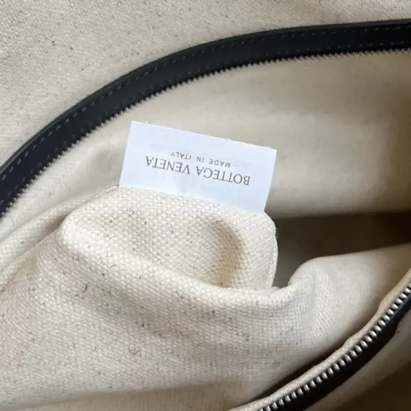Bottega Veneta Travel Bag Black White - Image 11