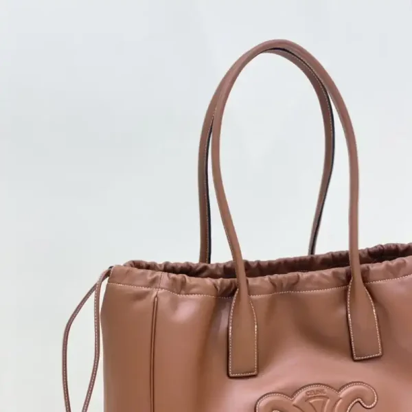 Celine Cubas Tote Brown - Image 9