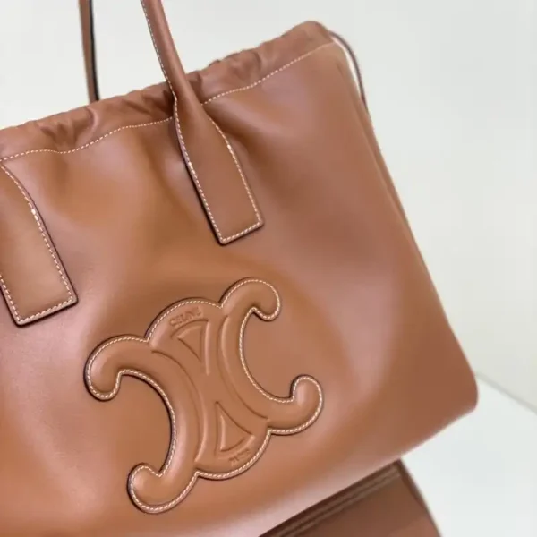Celine Cubas Tote Brown - Image 4