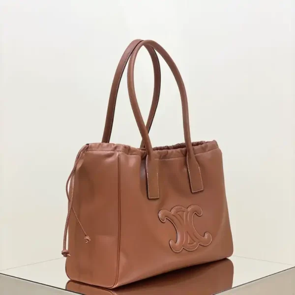 Celine Cubas Tote Brown - Image 3