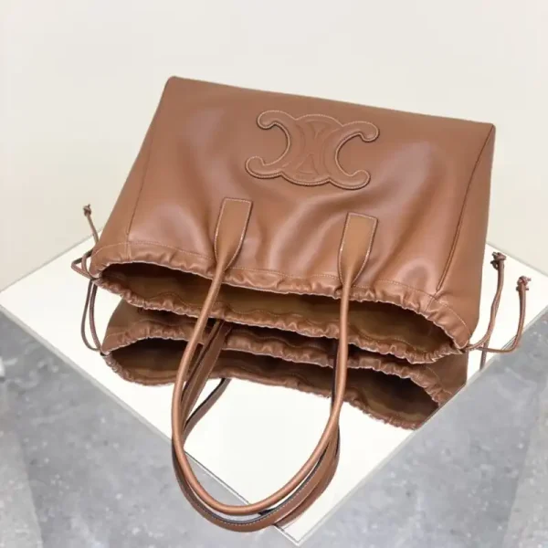 Celine Cubas Tote Brown - Image 6