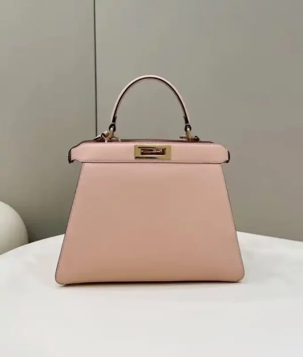 Fendi Peekaboo With Patch Pocket Pink - Image 5