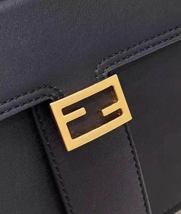 Fendi Peekaboo With Patch Pocket Black - Image 7