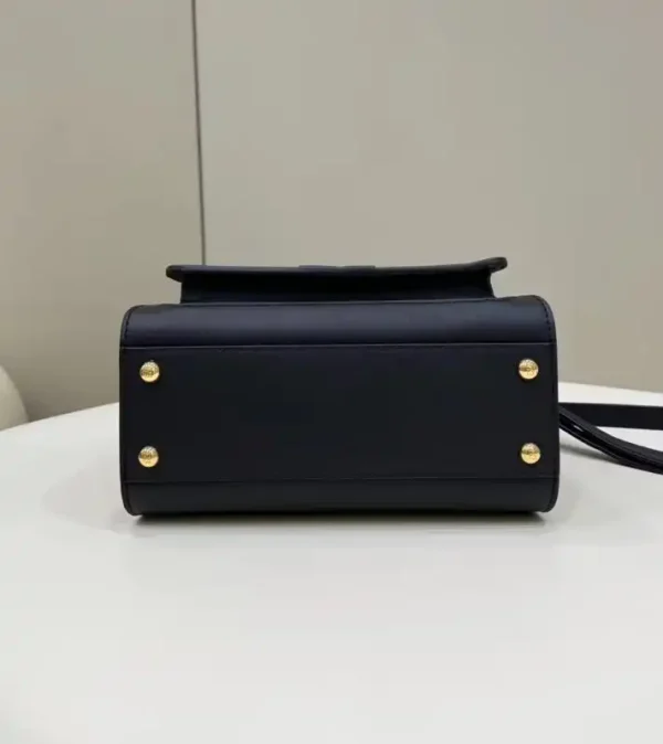 Fendi Peekaboo With Patch Pocket Black - Image 8