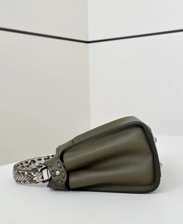 Fendi Peekaboo Khaki Python Handle - Image 4