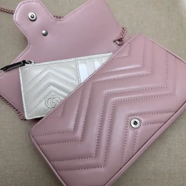 Gucci Matelassé  Mini Pink - Image 6