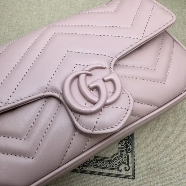 Gucci Matelassé  Mini Pink - Image 8