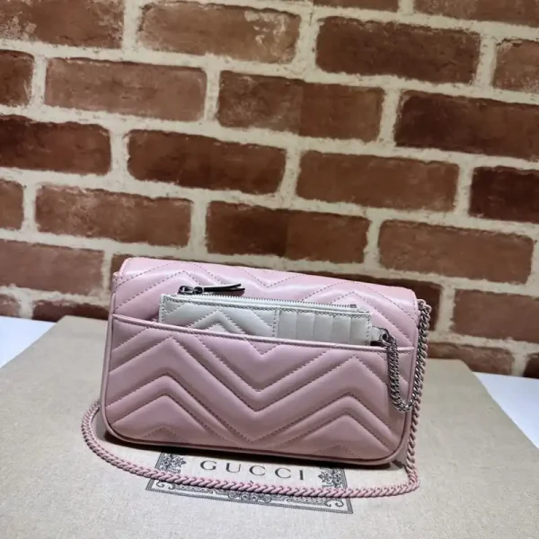 Gucci Matelassé  Mini Pink - Image 9