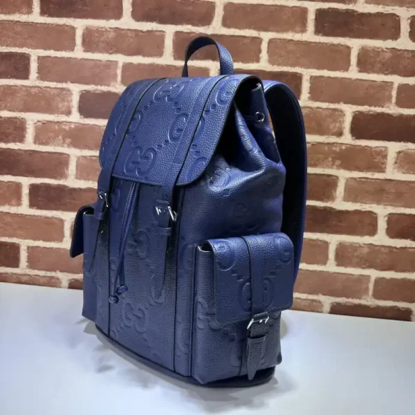 Gucci  Medium Backpack Full Blue - Image 2
