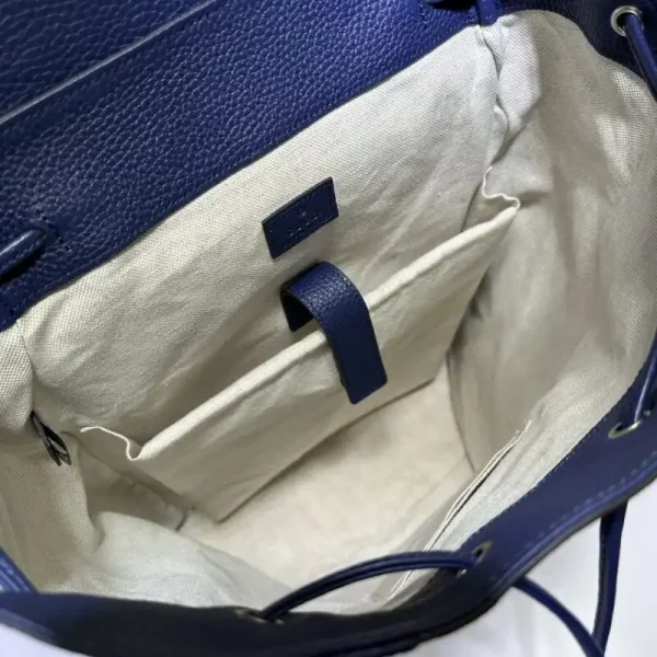 Gucci  Medium Backpack Full Blue - Image 5