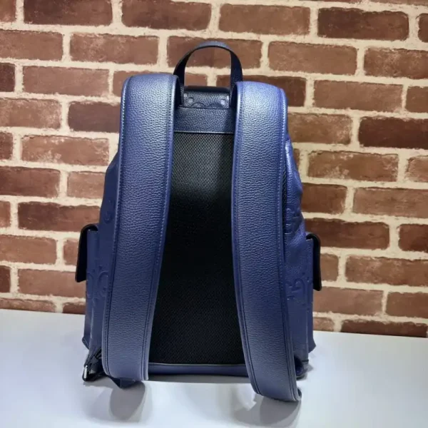 Gucci  Medium Backpack Full Blue - Image 9