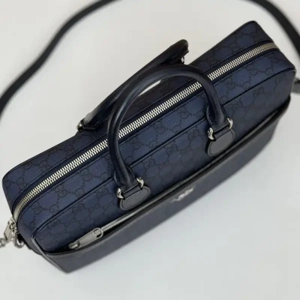 Gucci  Crossbody Briefcase Blue - Image 9