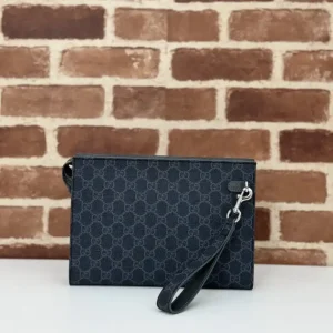 Gucci  GG Canvas Pouch Blue