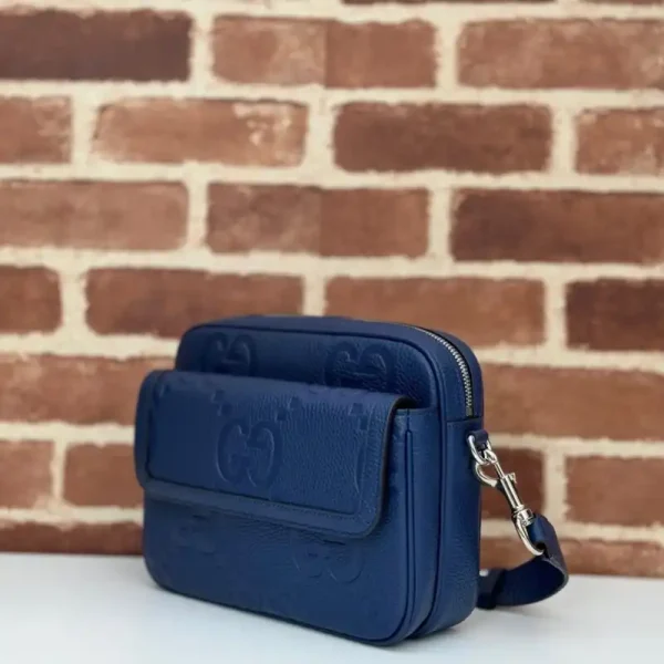 Gucci Jumbo GG Crossbody Blue - Image 3