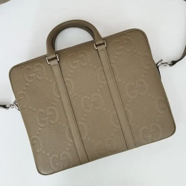 Gucci  Briefcase GG Leather Brown - Image 5