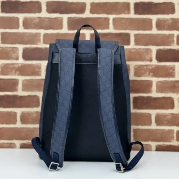 Gucci Large Ophidia Backpack Blue - Image 3