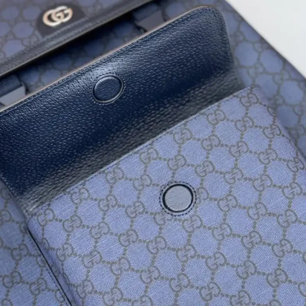 Gucci Large Ophidia Backpack Blue - Image 4