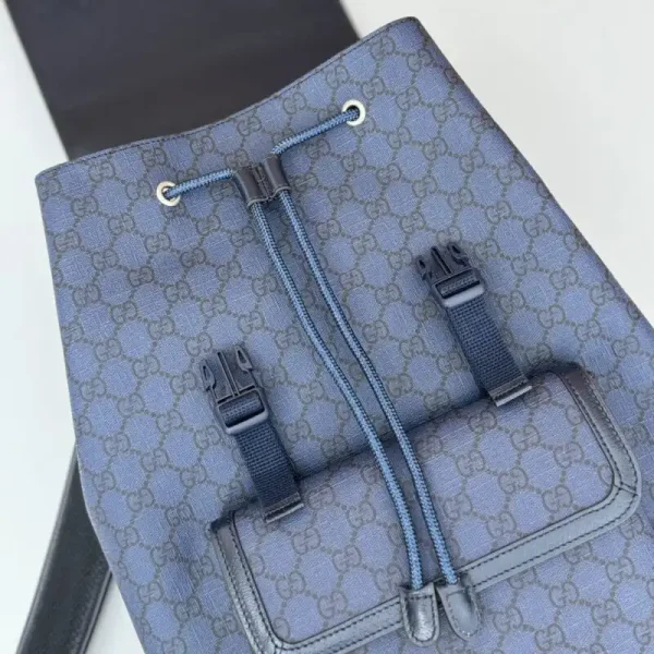 Gucci Large Ophidia Backpack Blue - Image 9