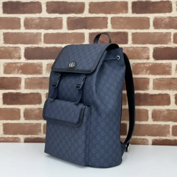 Gucci Large Ophidia Backpack Blue - Image 2