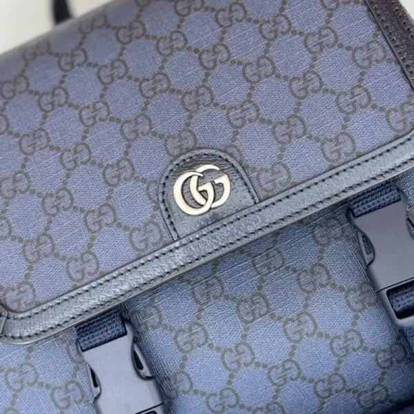 Gucci Large Ophidia Backpack Blue - Image 7