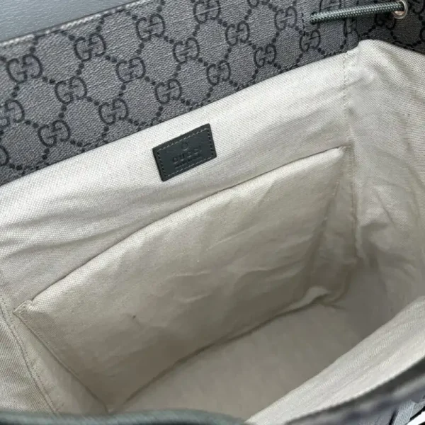 Gucci Large Ophidia Backpack Grey - Image 4