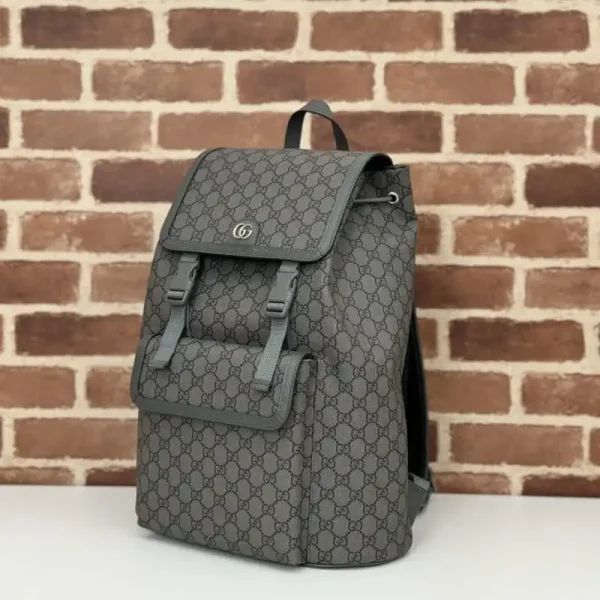 Gucci Large Ophidia Backpack Grey - Image 7