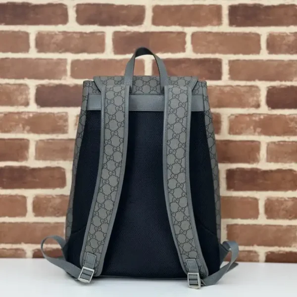 Gucci Large Ophidia Backpack Grey - Image 8