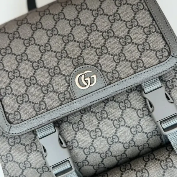 Gucci Large Ophidia Backpack Grey - Image 9