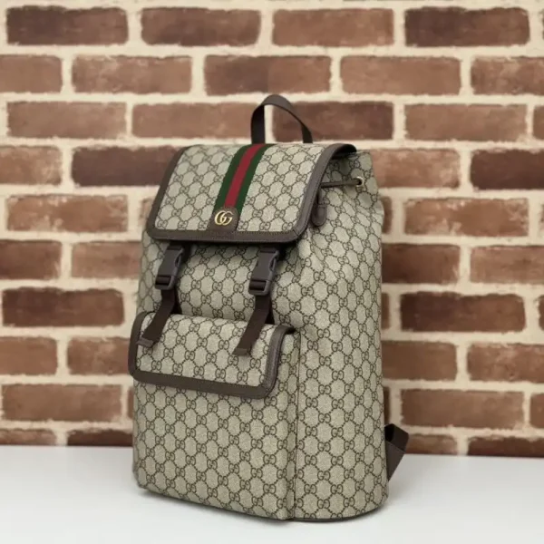 Gucci Large Ophidia Backpack Beige - Image 7