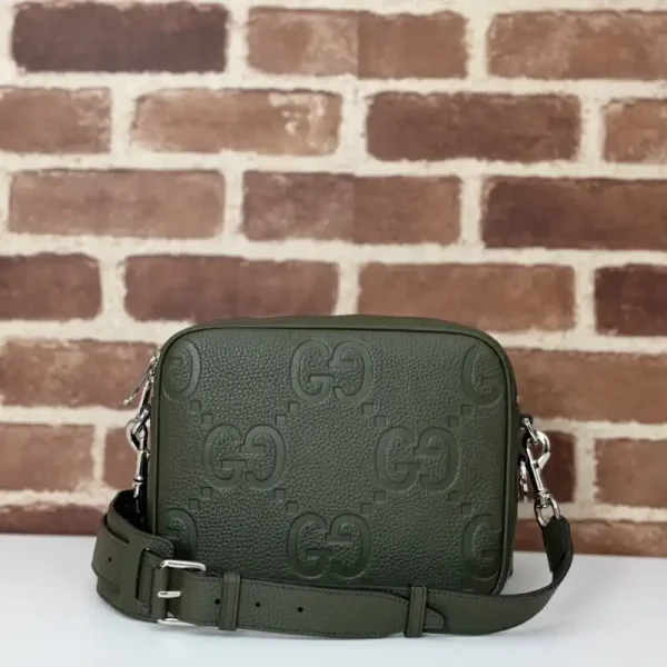 Gucci Jumbo GG Crossbody Green - Image 3