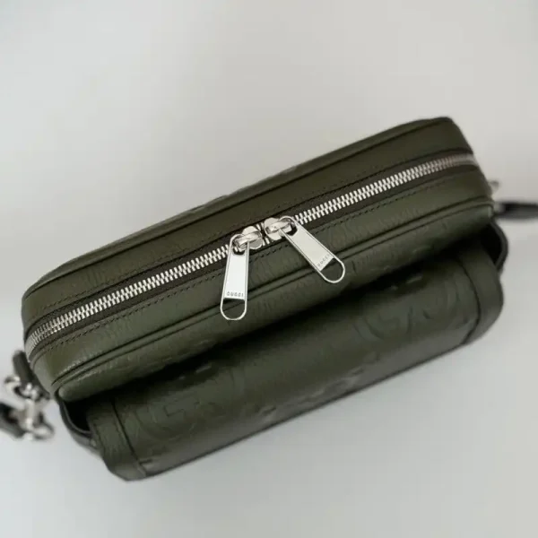 Gucci Jumbo GG Crossbody Green - Image 6