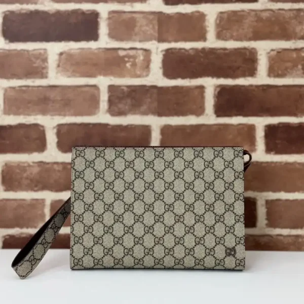 Gucci  GG Canvas Pouch Beige - Image 2