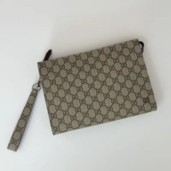 Gucci  GG Canvas Pouch Beige - Image 5