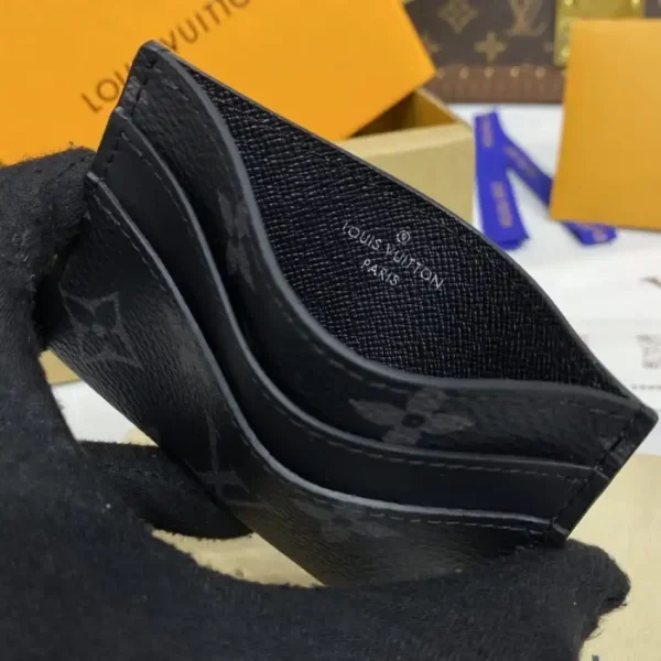 Louis Vuitton Card Holder Black - Image 4