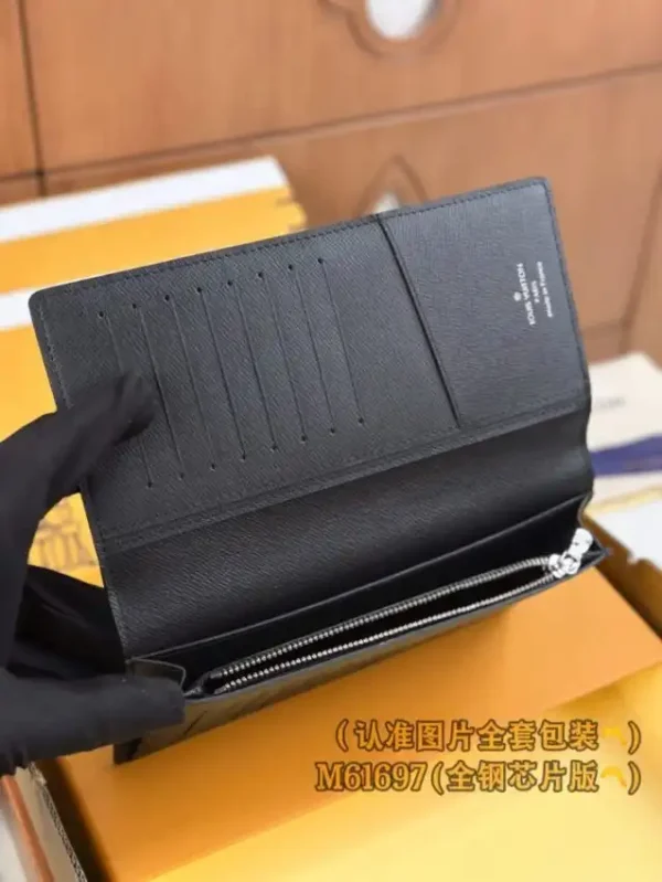 Louis Vuitton Brazza Wallet Black - Image 5