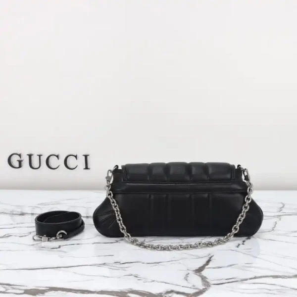 Gucci Horsebit Chain Shoulder Bag Black - Image 7