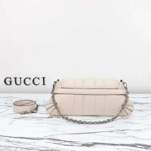 Gucci Horsebit Chain Shoulder Bag White - Image 5