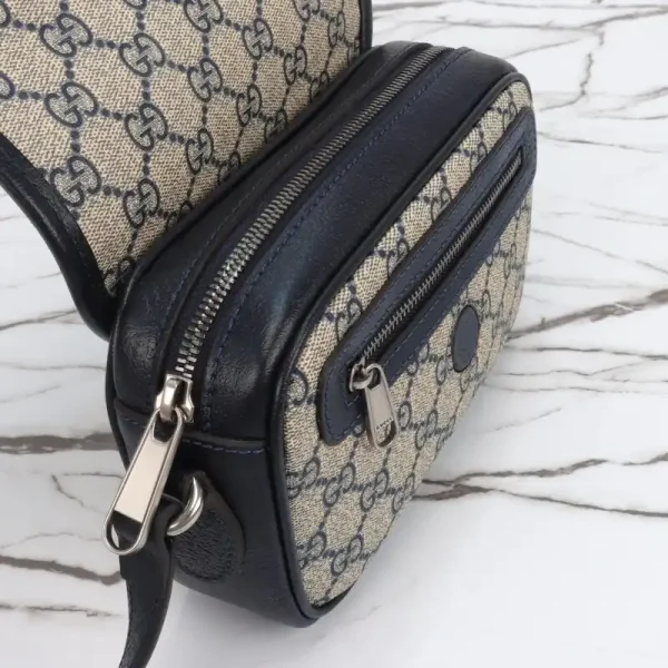 Gucci  GUCCI Ophidia GG  Shoulder Bag Blue - Image 7