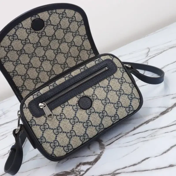 Gucci  GUCCI Ophidia GG  Shoulder Bag Blue - Image 2