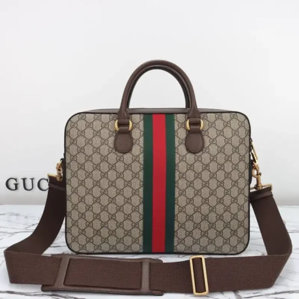 Gucci   Briefcase  Canvas Beige - Image 2