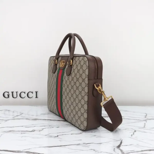 Gucci   Briefcase  Canvas Beige - Image 3