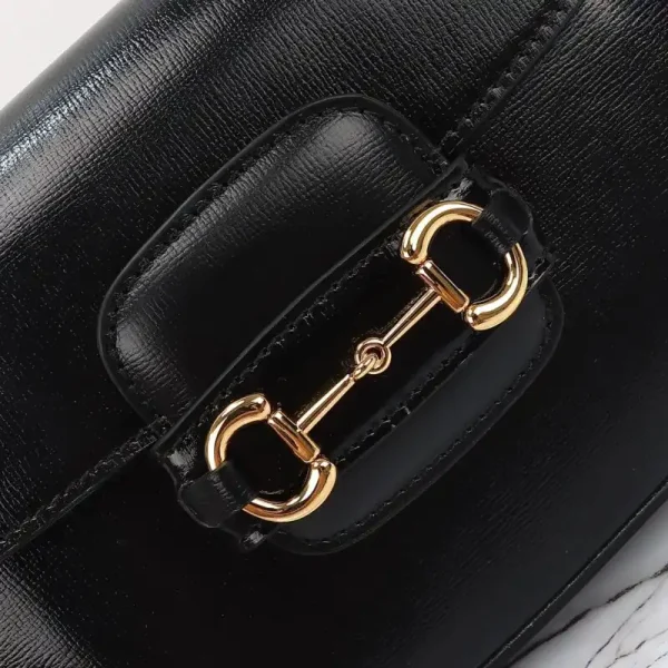 Gucci Horsebit 1955  Double G Mini Black - Image 2
