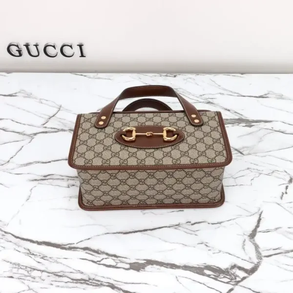 Gucci Horsebit 1955 Top Handle Supreme - Image 6