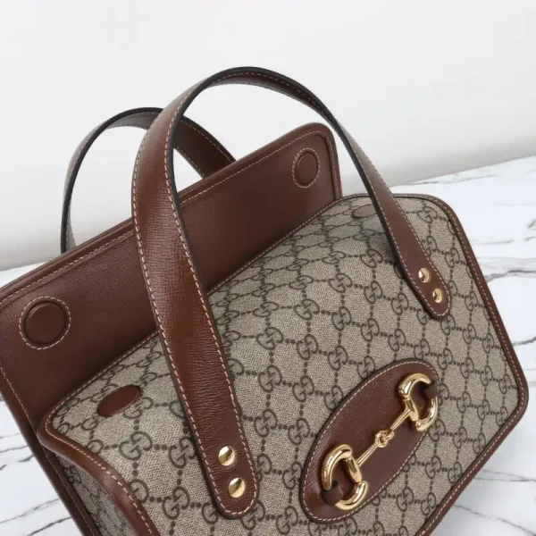 Gucci Horsebit 1955 Top Handle Supreme - Image 3